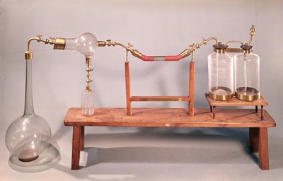 Apparatus for studying fermentation by Antoine Laurent de Lavoisier